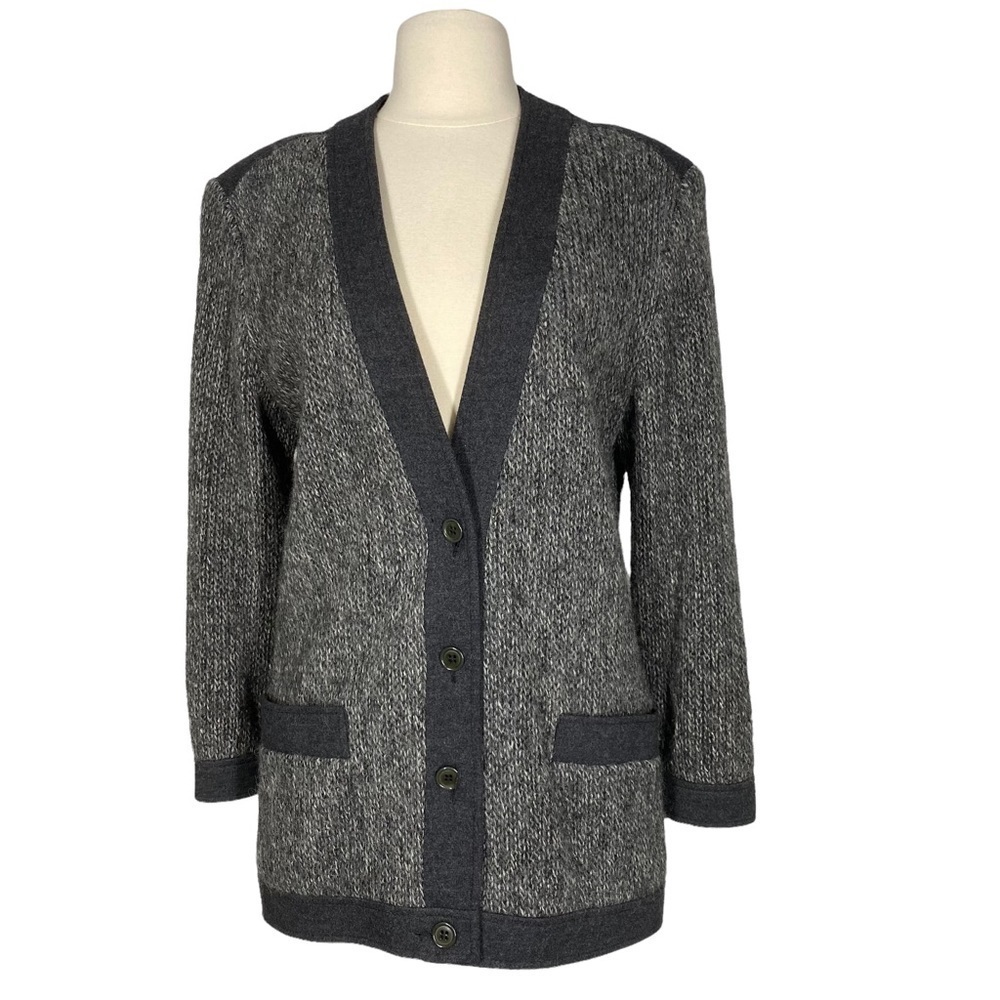 BLEYLE Vintage Wool Grandpa Cardigan Sweater